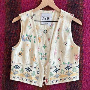 Zara Western Vest Top